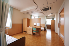 南豊田病院の個室的多床室
