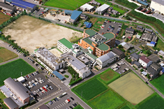 南豊田病院の航空写真